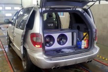 Papierosy przemycane w głośniku chryslera. Zabezpieczeniem elektrozamki i elektromagnesy 