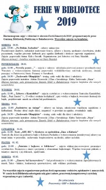 Bakałarzewo. Najpierw ferie z rodziną, potem ciekawe zajęcia w świetlicy, bibliotece i taekwondo  