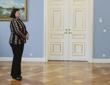 Sejny. Izolda Brickovskiene pelniącą obowiązki Konsula Republiki Litewskiej w Sejnach 