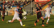 GKS Tychy - Wigry Suwałki 2:1. Zabrakło koncentracji  i szczęścia