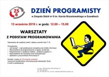 Dzień programisty w Zespole Szkół nr 6