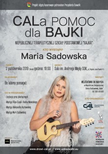 CALa pomoc dla Bajki. Charytatywny koncert Marysi Sadowskiej w Suwałkach
