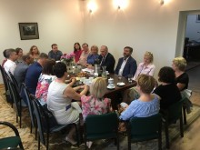Sejny. Rozmowy konsula z mniejszością litewską między innymi o przedszkolu i centrum w Suwałkach