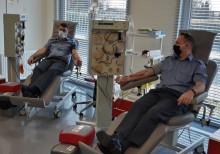 Ozdrowieńcy z Aresztu Śledczego w Suwałkach oddają osocze [zdjęcia]