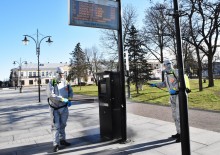Zamknięty Aquapark, hale i boiska. Pracownicy OSiR-u dezynfekują przystanki [zdjęcia]