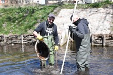 Pracownicy OSiR-u sprzątają Czarną Hańczę, bulwary i teren wokół Aquaparku [zdjęcia]