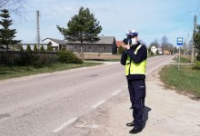 Gulbieniszki. 47-latek pożegnał się na trzy miesiące z prawem jazdy