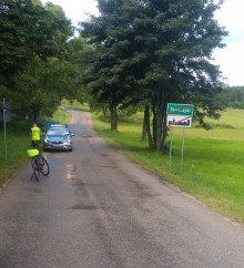 Stańczyki. Rowerzysta złamał rękę