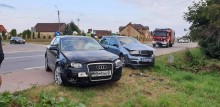 Kolizja w Szypliszkach. Zderzyły się dwa samochody osobowe