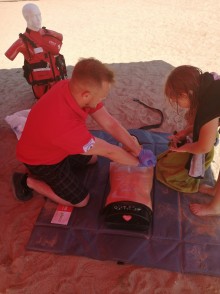 WOPR-owcy nad zalewem Arkadia. Z nimi zawsze bezpieczniej [zdjęcia]