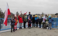 Suwalska Szkółka Kolarska spacerem uczciła Święto Niepodległości [zdjęcia]