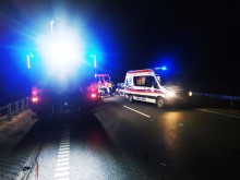 Wypadek w Janówce. Dwie osoby trafiły do szpitala