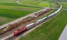 Rail Baltica. Z Niemiec przez Suwałki na Litwę -  TIR-y wreszcie na torach