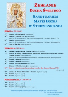 Zielone Świątki. W niedzielę odpust w Studzienicznej