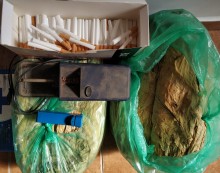 Gmina Krasnopol. Nielegalny tytoń na jednej z posesji