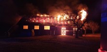 Ignatowizna, gmina Rutka Tartak. Spłonęła drewniana stodoła [zdjęcia]