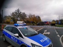 Wypadek na ulicy Mazurskiej w Augustowie 