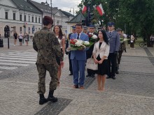 Gmina Suwałki. Kwiaty w 101. rocznicę wyzwolenia Suwalszczyzny [zdjęcia]