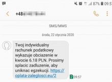 Fałszywe SMS-y. Nie odpisuj, bo wykorzystają twoje dane