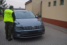 Wczoraj skradziony w Niemczech, dziś znaleziony pod Gibami