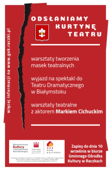 Odsłaniamy kurtynę teatru. Kolejny pomysł mieszkańców Raczek zostanie zrealizowany