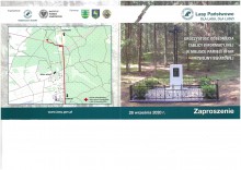 Uroczystość odsłonięcia tablicy w miejscu pamięci Ofiar II Wojny Światowej w Prudziszkach