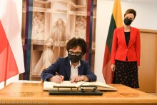 Marszałek polskiego Sejmu na Litwie. Rozmowy o wielkiej polityce i problemach mniejszości