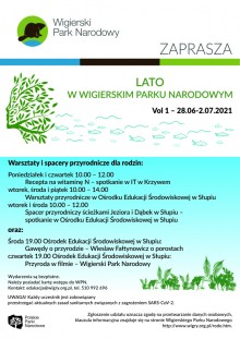 Lato w Wigierskim Parku Narodowym