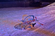 Powiat augustowski. Mężczyzna jadący rowerem miał prawie 4 promile. Padł przed radiowozem