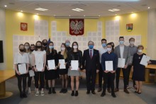 Suwałki. Najlepsi sportowcy i ich trenerzy otrzymali stypendia od Prezydenta Miasta [zdjęcia]