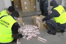 Największa w historii udaremniona próba przemytu papierosów w Polsce [wideo i zdjęcia]