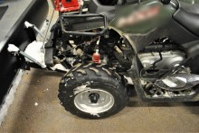 Czternastolatek odśnieżał posesję quadem. Spowodował kolizję