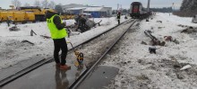 Wstrzymany ruch pociągów na trasie Ełk – Białystok. W Koszarówce doszło do wypadku [zdjęcia]