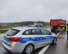 Kamień koło Augustowa. Zderzyło się sześć pojazdów, droga zablokowana