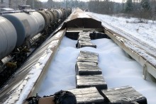 Nielegalne papierosy w pociągu z Białorusi [zdjęcia]