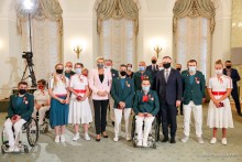 Rafał Czuper z Krzyżem Kawalerskim Orderu Odrodzenia Polski