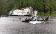 Wypadek na trasie Bobrowniki - Białystok. Zginął ojciec i troje dzieci