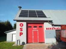 OSP Berżniki z klimatyzacją i instalacją fotowoltaiczną