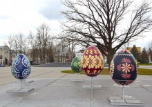 Wyłkowyszki na Litwie. To dopiero są pisanki!