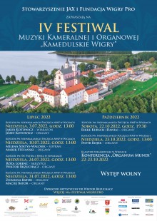 Trwa Festiwal Kamedulskie Wigry. W niedzielę wystąpią Milena Sołtys-Walos i Marek Stefański