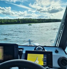 Mundurowi pomogli turystkom z Warszawy wypoczywającym nad Wigrami