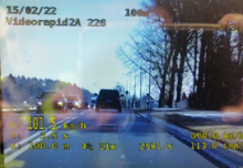 Stary Folwark. Kierująca volkswagenem straciła prawo jazdy za nadmierną prędkość