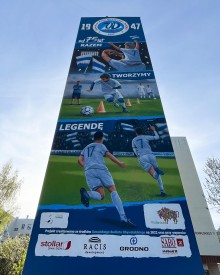 Mural na 75-lecie Wigier Suwałki jest już gotowy. Razem tworzymy legendę