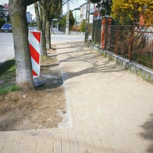 Suwałki. Nowy chodnik na  ul. Kawaleryjskiej [zdjęcia]