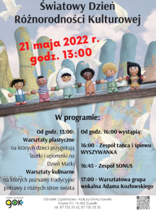 Światowy Dzień Różnorodności Kulturowej Ośrodku Kultury Gminy Suwałki
