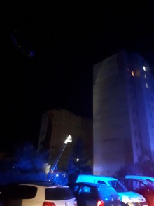 Pożar windy w Suwałkach. W środku znaleziono ciało