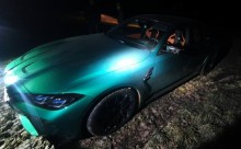 Przywłaszczone luksusowe auto z dolnośląskiego odnalezione pod Sejnami