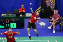 Indywidualne Mistrzostwa Polski w badmintonie. Trzy srebrne i dwa brązowe medale zawodników SKB