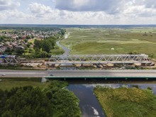 Rail Baltica. Powstaje największy most na naszym odcinku szybkiej kolei [zdjęcia]
