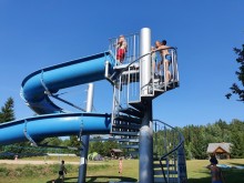 Gmina Rutka- Tartak. Jedna z największych wakacyjnych atrakcji, zjeżdżalnia w Pobondziach nie działa